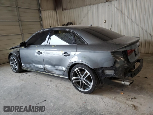 2018 Audi A3 Sedan Premium with VIN WAUAUGFF7J1008263, listed as a Copart auction lot 37766814 with 58,599 mi miles and Salvage Title. Bid and sale history available at carsss.com. Image 2.