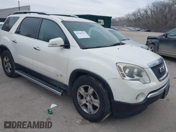 2009 GMC Acadia SLT1 with VIN 1GKER23D49J134950, listed as a IAAI auction lot 41544153 with 205,314 mi miles. Bid and sale history available at carsss.com. Image 1.