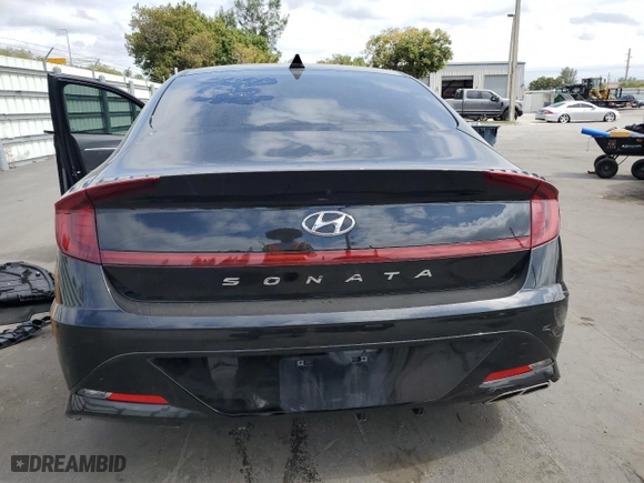 2023 Hyundai Sonata SEL with VIN KMHL64JA4PA320755, listed as a Copart auction lot 45473275 with 0 mi miles and Non Repairable. Bid and sale history available at carsss.com. Image 6.