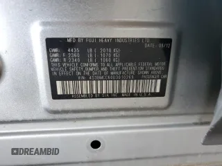 2013 Subaru Legacy Premium z VIN 4S3BMCC60D3010269, wystawiony jako Copart lot #62195655 z przebiegiem 123 265 mil mil oraz Szkoda całkowita • Salvage title. Historia ofert i sprzedaży dostępna na DreamBid. Obrazek 13.