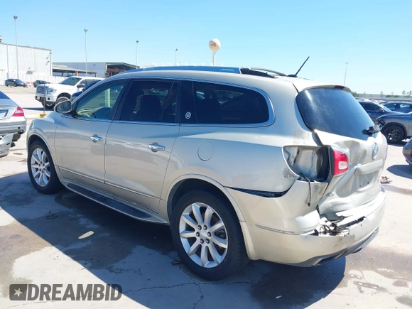2013 Buick Enclave Premium with VIN 5GAKRDKD2DJ206346, listed as a IAAI auction lot 39121033 with 168,119 mi miles and . Bid and sale history available at DreamBid. Image 3.