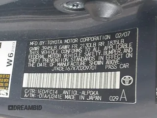 2007 Scion tC Spec z VIN JTKDE167X70209701, wystawiony jako IAAI lot #41840418 z przebiegiem 166 694 mil mil oraz . Historia ofert i sprzedaży dostępna na DreamBid. Obrazek 9.