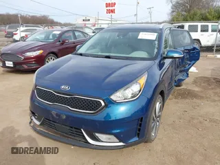 2018 Kia Niro Touring with VIN KNDCE3LC6J5174472, listed as a IAAI auction lot 41824400 with 83,182 mi miles. Bid and sale history available at carsss.com. Image 2.