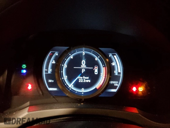 2015 Lexus IS 250 with VIN JTHBF1D24F5048491, listed as a Copart auction lot 45136665 with 129,221 mi miles and Salvage Title. Bid and sale history available at DreamBid. Image 9.