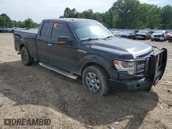 2014 Ford F-150 XL with VIN 1FTFX1EF7EFC61901, listed as a Copart auction lot 59619545 with 148,930 mi miles and Salvage title. Bid and sale history available at DreamBid. Image 4.