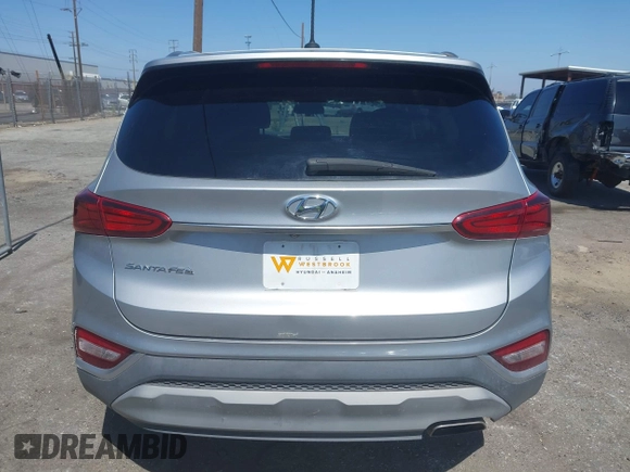 2020 Hyundai Santa Fe SE with VIN 5NMS23AD2LH220153, listed as a IAAI auction lot 42344499 with 28,346 mi miles and . Bid and sale history available at DreamBid. Image 17.