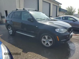2012 BMW X5 35d with VIN 5UXZW0C54CL670228, listed as a Copart auction lot 53079785 with 144,905 mi miles and Clean title. Bid and sale history available at DreamBid. Image 4.
