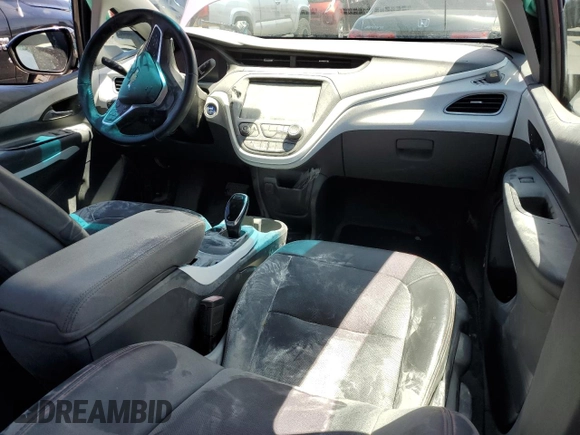 2019 Chevrolet Bolt EV Premier with VIN 1G1FZ6S05K4135477, listed as a Copart auction lot 56077725 with 53,228 mi miles and Salvage title. Bid and sale history available at DreamBid. Image 8.