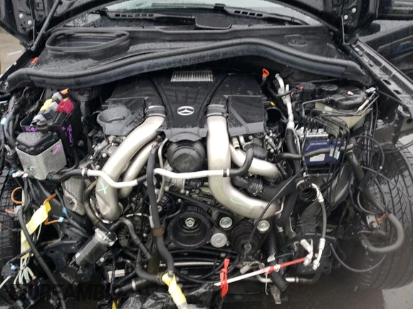 2018 Mercedes-Benz GLS 550 with VIN 4JGDF7DEXJB143439, listed as a Copart auction lot 43530955 with 98,405 mi miles and Salvage title. Bid and sale history available at DreamBid. Image 12.