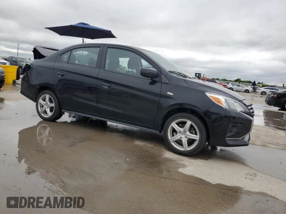 2022 Mitsubishi Mirage ES with VIN ML32FUFJ2NHF06863, listed as a Copart auction lot 55861615 with 29,514 mi miles and Salvage title. Bid and sale history available at DreamBid. Image 4.