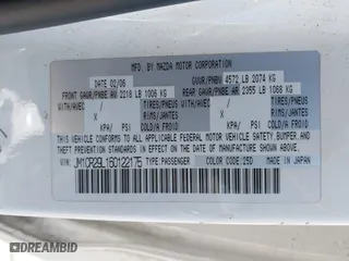 2006 Mazda Mazda5 Sport with VIN JM1CR29L160122175, listed as a IAAI auction lot 41975895 with 123,366 mi miles. Bid and sale history available at carsss.com. Image 9.