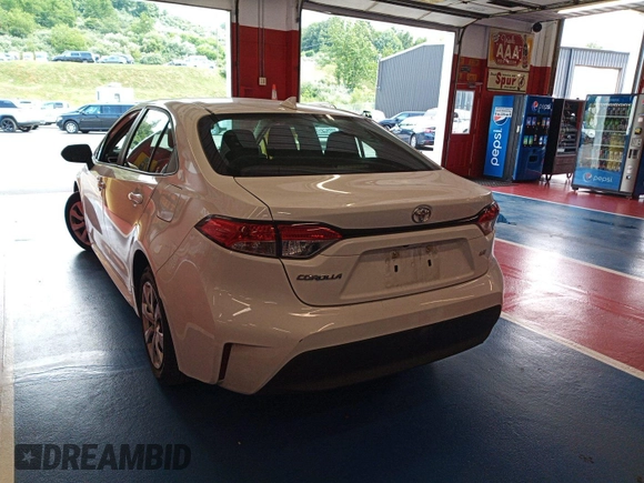 2024 Toyota Corolla LE with VIN 5YFB4MDE9RP142036, listed as a IAAI auction lot 42734083 with 24,470 mi miles and . Bid and sale history available at DreamBid. Image 6.