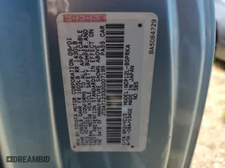 2002 Toyota ECHO with VIN JTDAT123320207199, listed as a Copart auction lot 55177854 with 0 mi miles and Salvage Title. Bid and sale history available at carsss.com. Image 12.