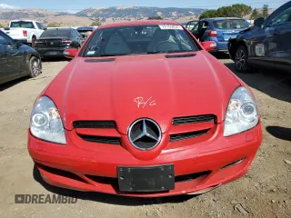 2007 Mercedes-Benz SLK-Class 3.0L with VIN WDBWK54F57F168349, listed as a Copart auction lot 72155834 with 85,007 mi miles and Salvage Title. Bid and sale history available at carsss.com. Image 5.