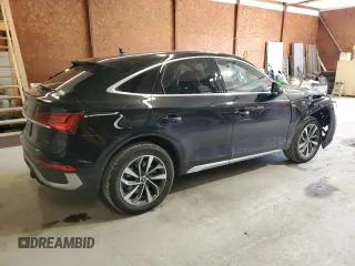 2022 Audi Q5 Sportback S line Premium Plus with VIN WA15ABFY4N2105772, listed as a Copart auction lot 54119335 with 38,217 mi miles and Salvage title. Bid and sale history available at DreamBid. Image 3.