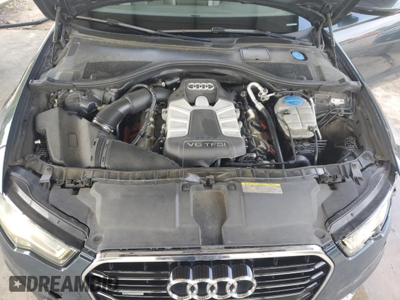 2014 Audi A6 Premium Plus with VIN WAUFGAFC5EN006719, listed as a Copart auction lot 54278245 with 150,104 mi miles and Salvage title. Bid and sale history available at DreamBid. Image 11.