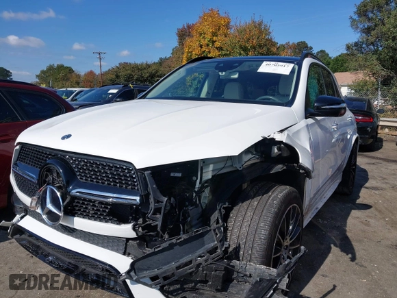 2020 Mercedes-Benz GLE 450 with VIN 4JGFB5KB9LA100253, listed as a IAAI auction lot 40705917 with 50,956 mi miles and . Bid and sale history available at DreamBid. Image 2.