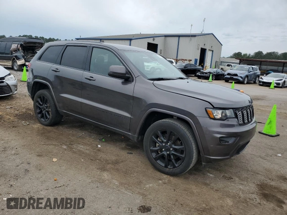 2021 Jeep Grand Cherokee Laredo X with VIN 1C4RJEAG5MC680561, listed as a Copart auction lot 55693725 with 39,766 mi miles and Salvage title. Bid and sale history available at DreamBid. Image 4.