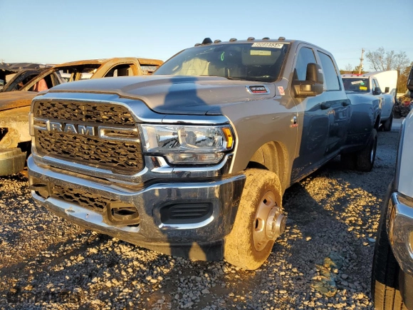 2023 Ram 3500 Tradesman with VIN 3C63RRGL2PG643681, listed as a Copart auction lot 80698534 with 138,424 mi miles and Clean Title. Bid and sale history available at carsss.com. Image 1.