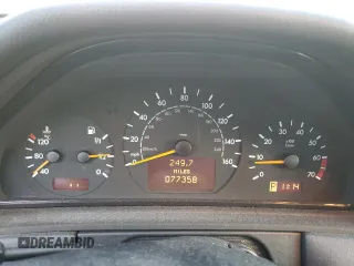 2002 Mercedes-Benz E-Class with VIN WDBJF82J32X066803, listed as a Copart auction lot 85474614 with 77,358 mi miles and Salvage Title. Bid and sale history available at carsss.com. Image 9.