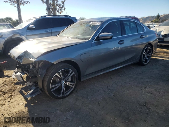 2024 BMW 3 Series 330e with VIN 3MW39FF08R8E88997, listed as a Copart auction lot 79306624 with 0 mi miles and Salvage Title. Bid and sale history available at carsss.com. Image 1.