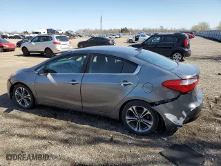 2016 Kia Forte EX with VIN KNAFX4A82G5595252, listed as a Copart auction lot 89169015 with 92,271 mi miles and Salvage Title. Bid and sale history available at carsss.com. Image 2.