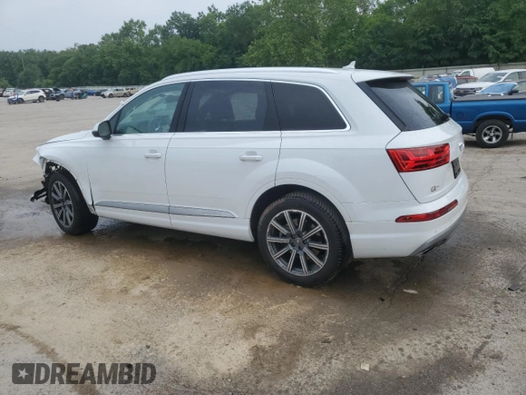 2019 Audi Q7 Premium Plus with VIN WA1LHAF77KD031395, listed as a Copart auction lot 60893815 with 47,008 mi miles and Salvage title. Bid and sale history available at DreamBid. Image 2.
