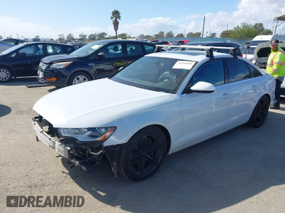 2012 Audi A6 2.0T Premium with VIN WAUCFAFC5CN121999, listed as a IAAI auction lot 41934695 with 90,660 mi miles. Bid and sale history available at carsss.com. Image 2.
