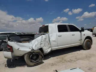 2024 Ram 3500 Laramie with VIN 3C63RRML0RG229435, listed as a Copart auction lot 80484814 with 23,721 mi miles and Salvage Title. Bid and sale history available at carsss.com. Image 3.