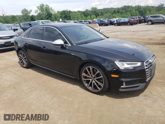 2018 Audi S4 Premium Plus with VIN WAUB4AF47JA001233, listed as a Copart auction lot 57432894 with 98,166 mi miles. Bid and sale history available at carsss.com. Image 4.