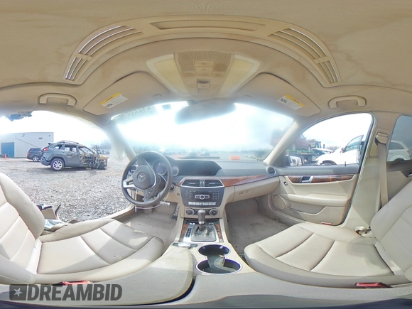 2013 Mercedes-Benz C 300 Sport with VIN WDDGF8AB0DR275628, listed as a Copart auction lot 51666525 with Not Provided miles and Salvage Title. Bid and sale history available at DreamBid. Image 15.