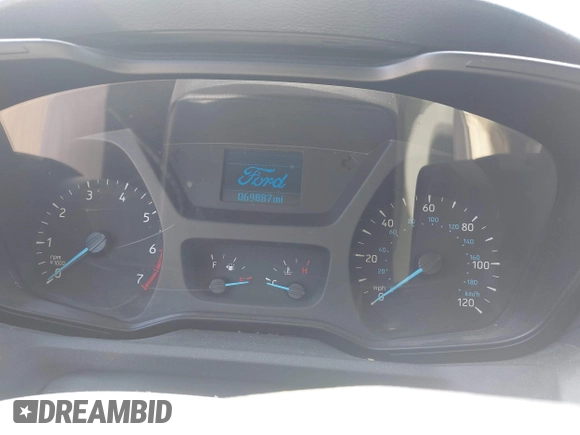 2017 Ford Transit Cargo with VIN 1FTBW3XG0HKB03320, listed as a IAAI auction lot 41706643 with 69,887 mi miles. Bid and sale history available at carsss.com. Image 7.