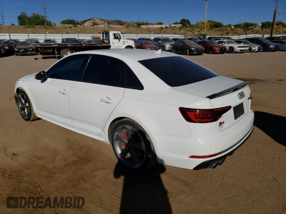 2018 Audi S4 Prestige with VIN WAUC4AF43JA005512, listed as a Copart auction lot 72991223 with 36,049 mi miles. Bid and sale history available at carsss.com. Image 2.