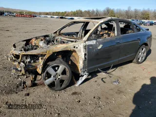 2008 Audi A6 with VIN WAUDH74F38N006968, listed as a Copart auction lot 48413385 with 0 mi miles and Salvage Title. Bid and sale history available at carsss.com. Image 1.