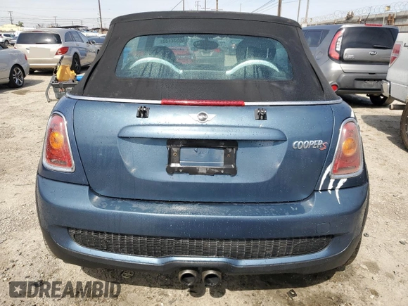 2010 MINI Convertible S with VIN WMWMS3C5XATY51076, listed as a Copart auction lot 48532735 with 104,901 mi miles and Clean title. Bid and sale history available at DreamBid. Image 6.
