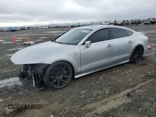 2012 Audi A7 3.0 Prestige with VIN WAUSGAFC1CN017664, listed as a Copart auction lot 44641245 with 160,746 mi miles and Salvage Title. Bid and sale history available at carsss.com. Image 1.