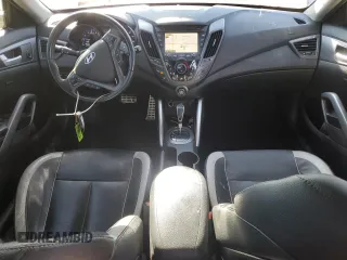 2015 Hyundai Veloster Turbo with VIN KMHTC6AEXFU249159, listed as a Copart auction lot 42161855 with 137,747 mi miles and Salvage title. Bid and sale history available at DreamBid. Image 8.
