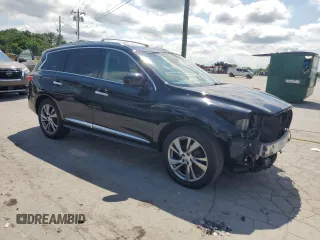 2015 Infiniti QX60 z VIN 5N1AL0MM0FC536118, wystawiony jako Copart lot #57816955 z przebiegiem 149 835 mil mil oraz Szkody całkowita. Historia ofert i sprzedaży dostępna na DreamBid. Obrazek 4.