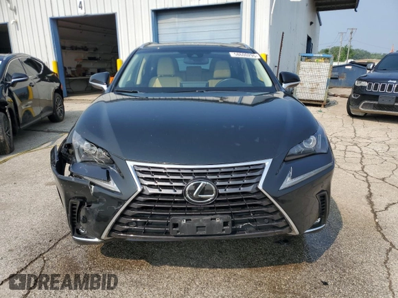 2019 Lexus NX 300 with VIN JTJBARBZ1K2210620, listed as a Copart auction lot 58600295 with 48,730 mi miles and Salvage title. Bid and sale history available at DreamBid. Image 5.