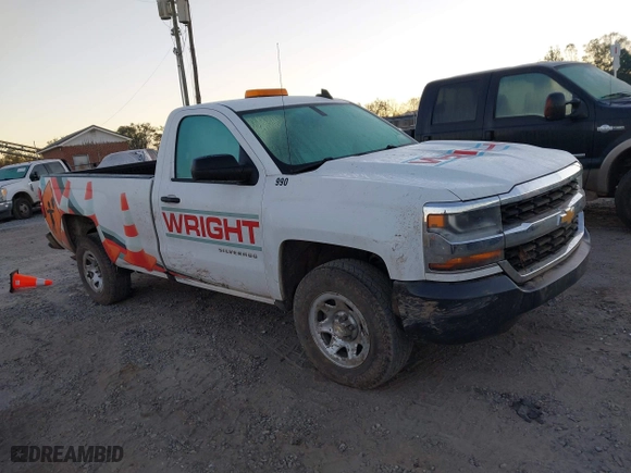 2018 Chevrolet Silverado 1500 Work Truck with VIN 1GCNCNEH2JZ239815, listed as a IAAI auction lot 40581431 with 119,201 mi miles. Bid and sale history available at carsss.com. Image 1.