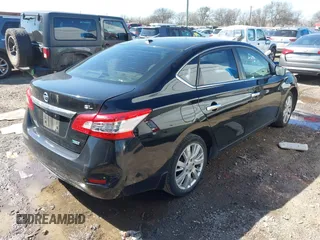 2013 Nissan Sentra SV with VIN 3N1AB7APXDL627173, listed as a IAAI auction lot 41653166 with 134,597 mi miles. Bid and sale history available at carsss.com. Image 4.