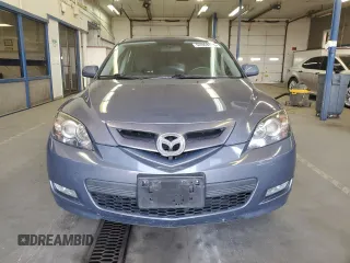 2008 Mazda 3 S Touring with VIN JM1BK343081865078, listed as a Copart auction lot 52068525 with 109,006 mi miles and Salvage Title. Bid and sale history available at DreamBid. Image 5.