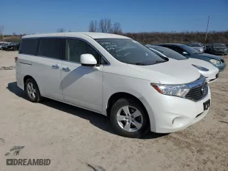 2013 Nissan Quest SV with VIN JN8AE2KP6D9063914, listed as a Copart auction lot 47398685 with 130,903 mi miles and Salvage Title. Bid and sale history available at carsss.com. Image 4.