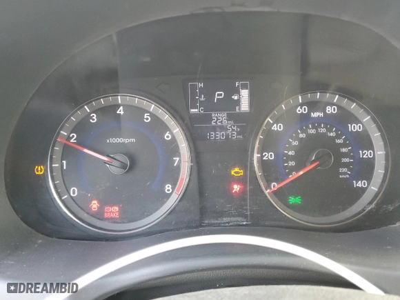 2017 Hyundai Accent SE with VIN KMHCT4AE1HU313886, listed as a Copart auction lot 51102785 with 133,073 mi miles and Salvage Title. Bid and sale history available at carsss.com. Image 9.