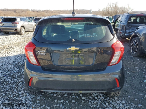 2017 Chevrolet Spark LT with VIN KL8CD6SAXHC840560, listed as a Copart auction lot 83486344 with 0 mi miles and Salvage Title. Bid and sale history available at carsss.com. Image 6.