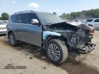 2023 Nissan Armada SL with VIN JN8AY2BA3P9400045, listed as a Copart auction lot 64708373 with 13,826 mi miles. Bid and sale history available at carsss.com. Image 4.