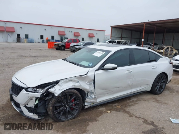 2022 Cadillac CT5 Sport with VIN 1G6DP5RK1N0127106, listed as a IAAI auction lot 41498295 with 78,294 mi miles. Bid and sale history available at carsss.com. Image 6.