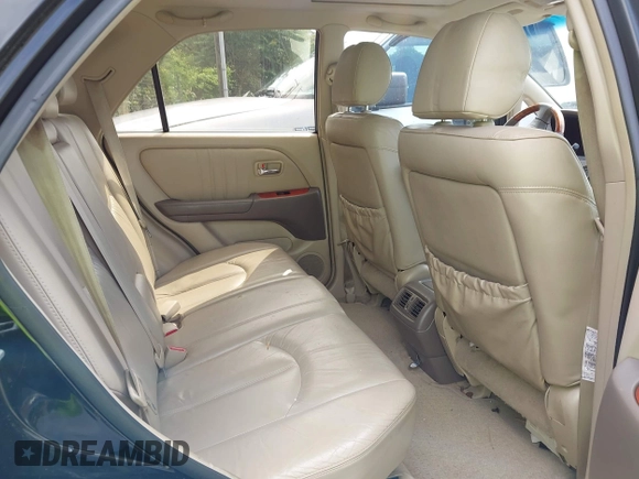 2003 Lexus RX 300 z VIN JTJGF10U530162469, wystawiony jako IAAI lot #42257609 z przebiegiem 238 259 mil mil oraz . Historia ofert i sprzedaży dostępna na DreamBid. Obrazek 8.