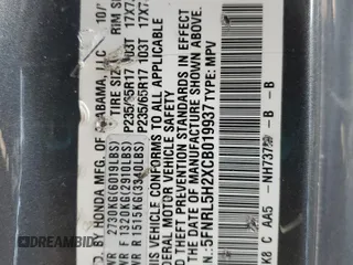2012 Honda Odyssey LX с VIN 5FNRL5H2XCB019937, выставлен на аукционе Copart как лот 43472345 с пробегом 134 073 миль миль и Списание • Salvage title. История ставок и продаж доступна на DreamBid. Изображение 13.