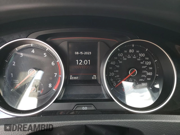 2018 Volkswagen Golf GTI S with VIN 3VW547AU5JM261799, listed as a Copart auction lot 65099643 with 83,398 mi miles. Bid and sale history available at carsss.com. Image 9.